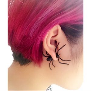 “Creepin’ It Calm” Unique Scary Spider Earring